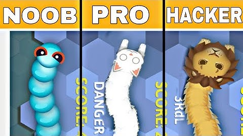 NOOB vs PRO vs HACKER - 🐍SNAKE IO // NEW UPDATE MOBILE GAMES 2023