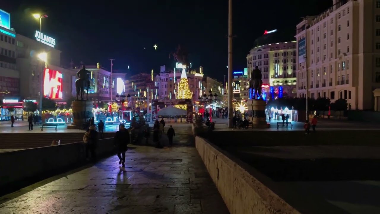 Skopje Macedonia Winter Magic 2026