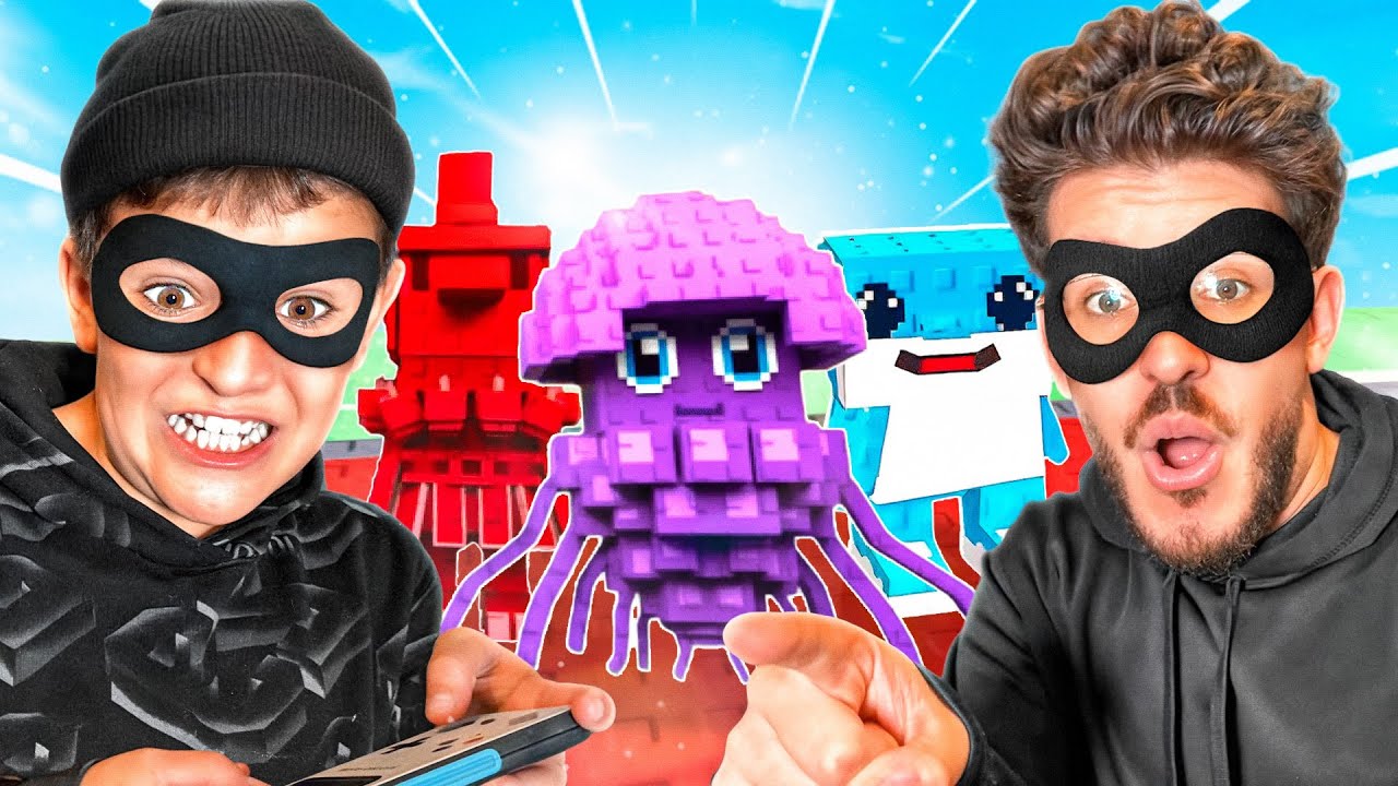 1 BRAINROT VOLÉ = 1 LUCKY BLOCK ! QUI SERA LE MEILLEUR VOLEUR ENTRE MON PETIT FRÈRE ET MOI ?!