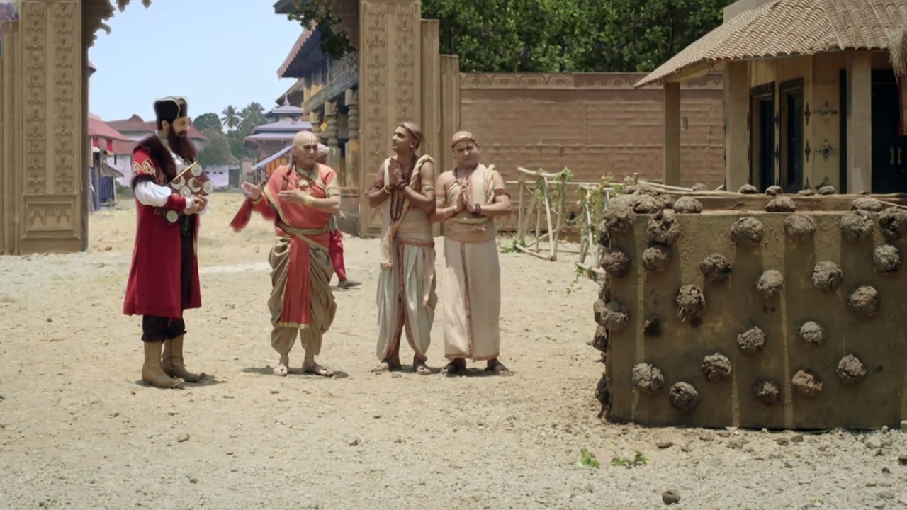 गाय ने दिवार पर चढ़कर कैसे किया गोबर || Tenali Rama || Full Ep-218