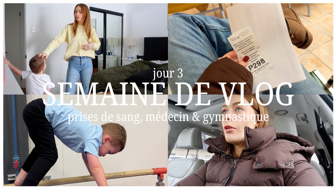 Semaine de vlog : update sur ma santé, premier cours gymnastique enfant & médecin | Carole Anne B
