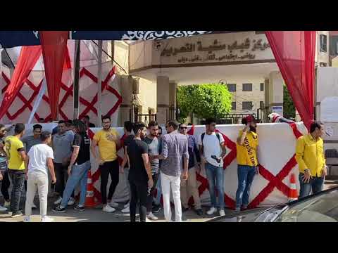 توافد الناخبين للتصويت في انتخابات مجلس الشيوخ بمنطقة عين شمس