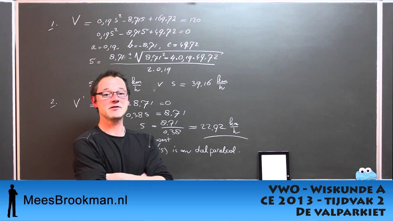 Examen Wiskunde A Vwo 2014