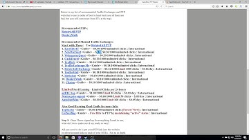 Get Paid to Promote at Traffic Exchanges (Part 3 of 3)