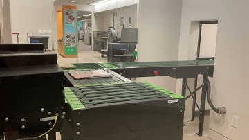 San Francisco Public Library Book Return Belt Conveyor System San Francisco California