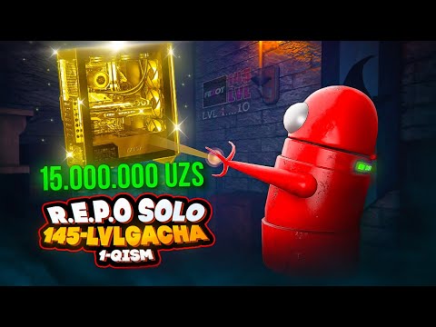 R.E.P.O. Solo 1 Qism 🔥 Kompyuter yutib olish yo‘li boshlandi!🔥Fezot aka challenge