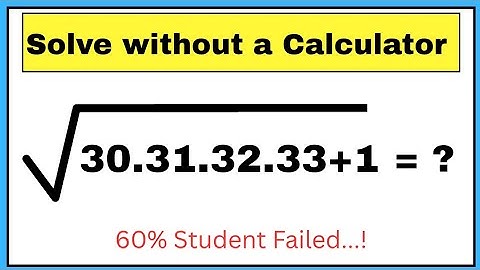 Amazing Square Root Question || Maths Question || Solve without a Calculator || Maths Olympiad ||