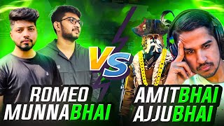 Romeo & Munnabhai Vs Ajjubhai & Amitbhai😍- Only Desert Eagle Challenge😱- Garena Free Fire