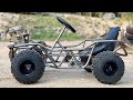 Power Wheels Go Kart Runs! + Off Road tires!