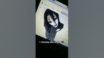 drawing Joey Jordison from Slipknot