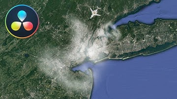 Sky View Map Transition in DaVinci Resolve