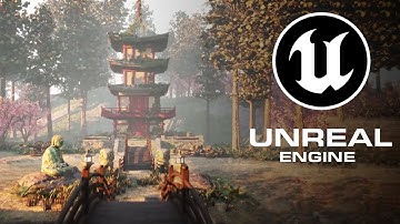 Serenity in Sakura: A Tranquil Japanese Environment in Unreal Engine 5