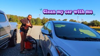 Clean and decorate my car with me!