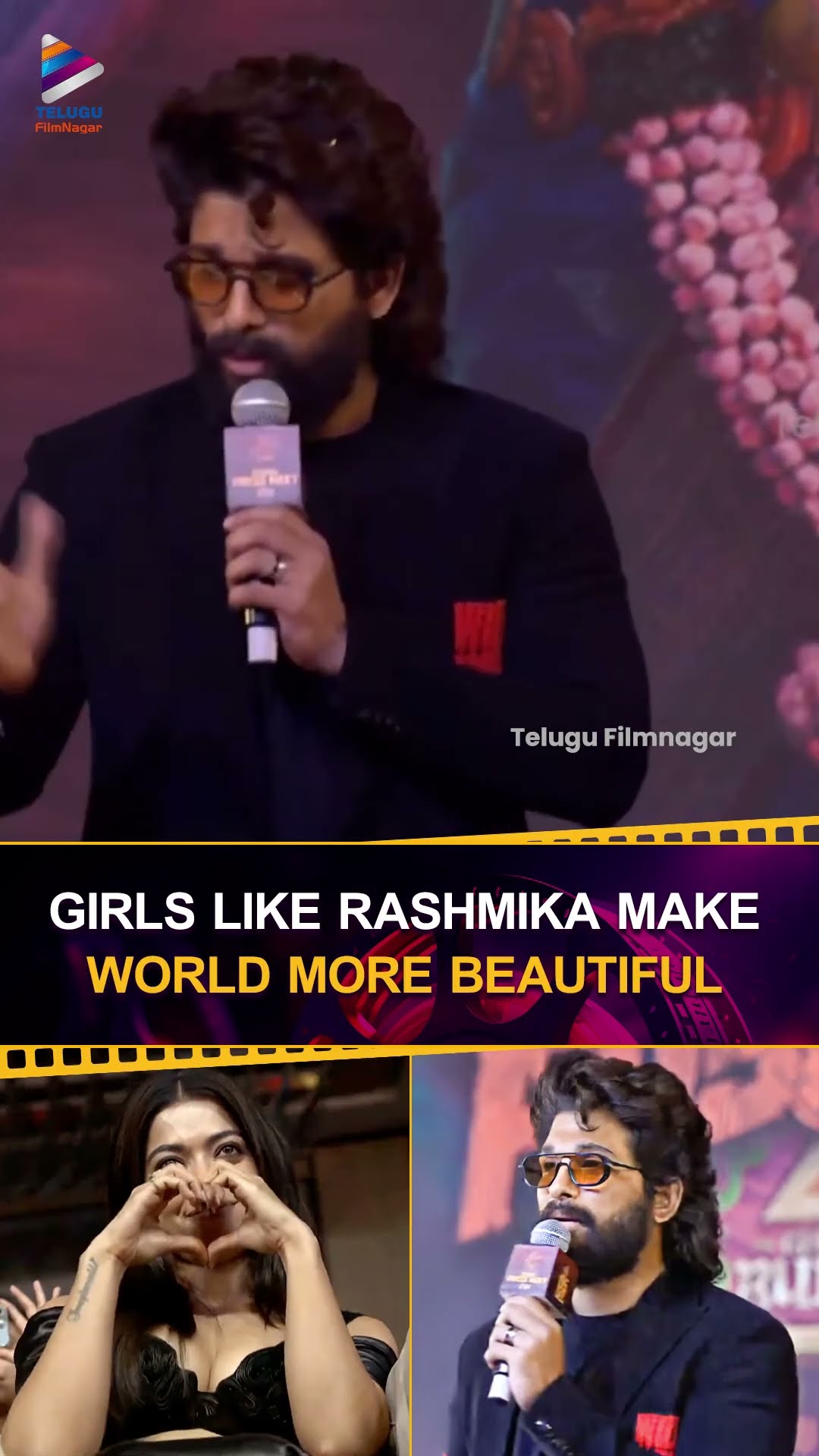 Girls Like #Rashmika Make World More Beautiful ? | #AlluArjun | #Pushpa2TheRule | #Shorts | TFN