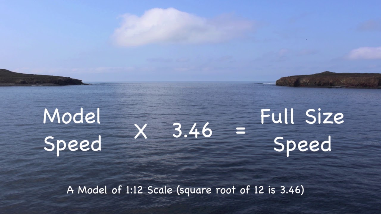 RC Scale Speed Schooner Sailing