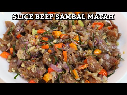 Bahan Masakan RESEP SLICE BEEF SAMBAL MATAH SUPER ENDEZZ Yang Enak Dimakan