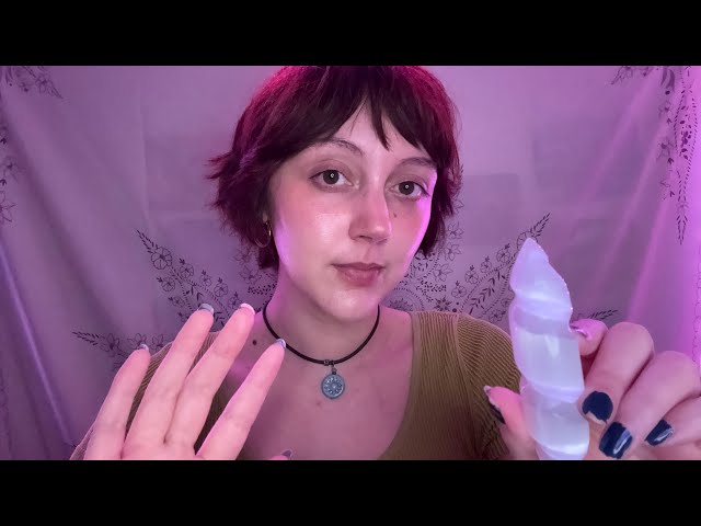 ASMR clearing your worries 🌙 gentle energy cleanse for sleep ❣️