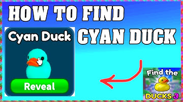 How To Find Cyan Duck in FIND THE DUCKS 3 ROBLOX 🦆 [walkthrough]