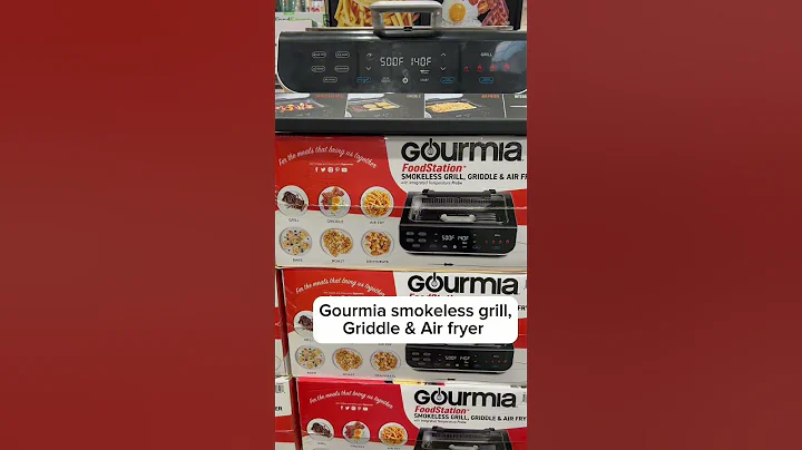 Costco deal on Gourmia smokeless grill & air fryer, griddle #costco #deals #shorts #shortvideo