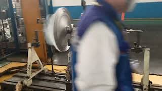 Marine Diesel Engine Turbo Charger dynamic balancing at shipyard. screenshot 4
