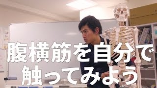 ウエストシェイプにも効果的！「腹横筋」を自分で触って確かめてみよう！