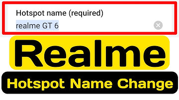 How to change hotspot name on Realme || Realme me hotspot ka naam kaise badle