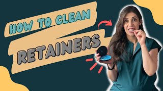 How to clean RETAINERs #teeth