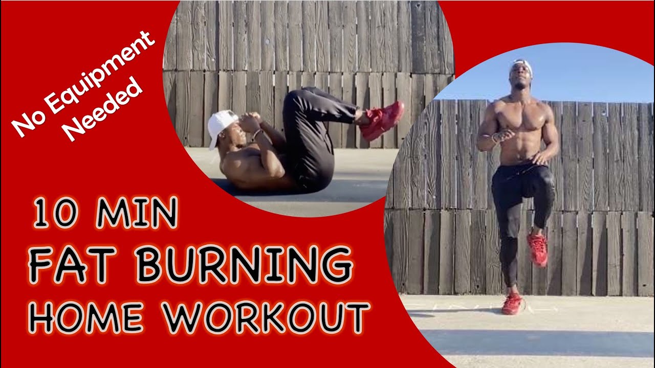 10 Minute Full body home cardio workout No equipment Needed - YouTube