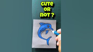 DRAW a Dolphin Like a PRO in Just 5 Minutes!