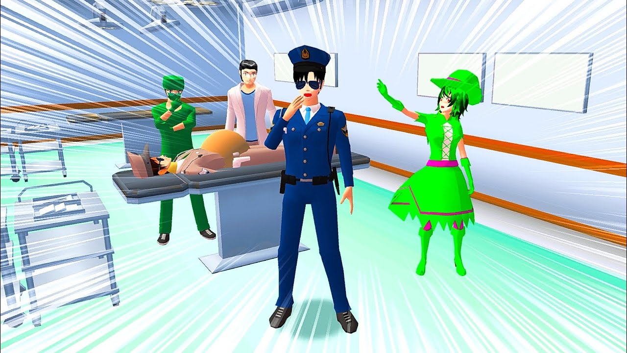 Polisi Inspektur Jay Perutnya Melendung ? 😱 Polisi Genji Tangkap Penyihir ?| Sakura School Simulator