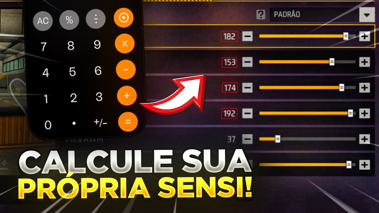 ACHE A SENSI PERFEITA! COMO AJUSTAR A PRÓPRIA SENSIBILIDADE no FREE FIRE 🔥 (Passo a Passo)