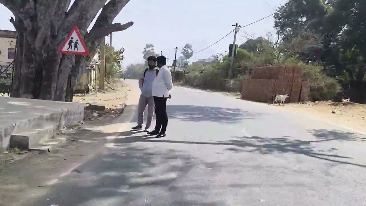 बांका ओवर ब्रिज और एक रास्ते में बड़े भाई मिल गये#viral #automobile #funny #shortvideo 