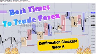 Best Times To Trade Forex | CC Video 6 | Institutional Intraday Technical Analysis