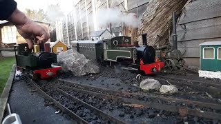G Scale live steam trains