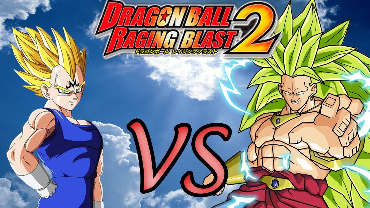 Dragon Ball Z Raging Blast 2 | Vegeta e Goku VS Broly SSJ Lendario e ...