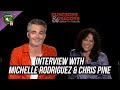 Chris Pine Channels Inner Harrison Ford &amp; Michelle Rodriguez Geeks Out | D&amp;D 2023 Movie Interview