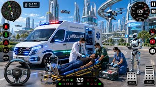 Ambulance City Rescue Simulator 3D Game 911 Us Emergency Ambulance - #ambulancegames  #games #part5 screenshot 2