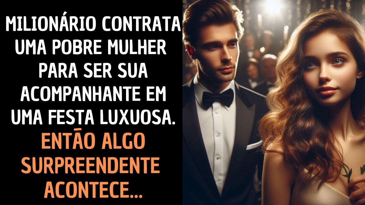 Milionário Contrata uma Pobre Mulher para ser sua Acompanhante em uma Festa Luxuosa. Então Algo..