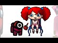 Mini Crewmate Kills Poppy Playtime Characters #4 - Among us