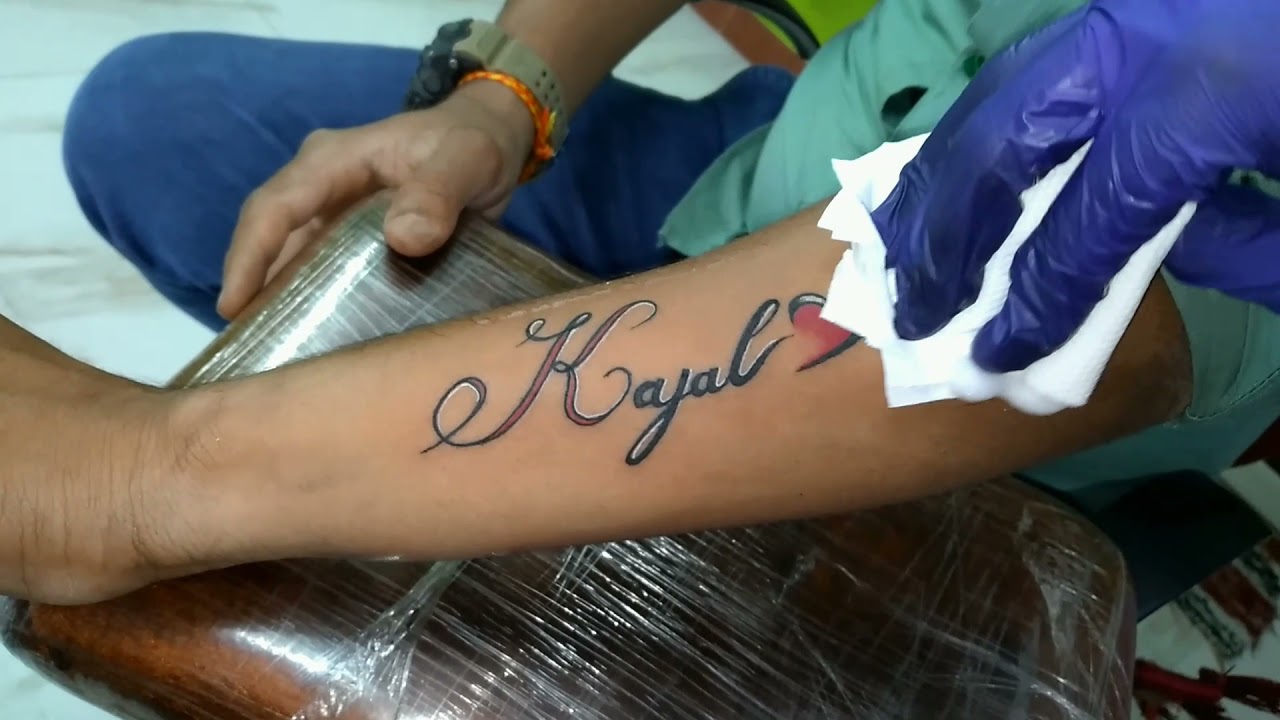 Kajal  tattoo words download free scetch