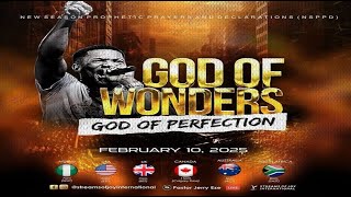 GOD OF WONDERS GOD OF PERFECTION DAY 1 NSPPD 10TH FEBRUARY 2025