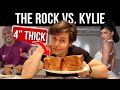 The Rock vs. Kylie Jenner | FRENCH TOAST SHOWDOWN + Trying Their Workouts
