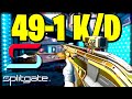 49-1 K/D SOLO QUEUE WIN! 🤯 CRAZY PORTAL PLAYS! (Splitgate Gameplay)