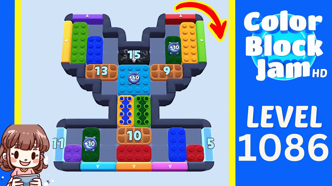 Color Block Jam Level 1086 Solution Walkthrough - YouTube