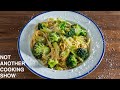 MY METHOD for making SPAGHETTI with BROCCOLI GARLIC AND OIL
