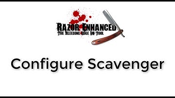 Razor Enhanced - Configure Scavenger