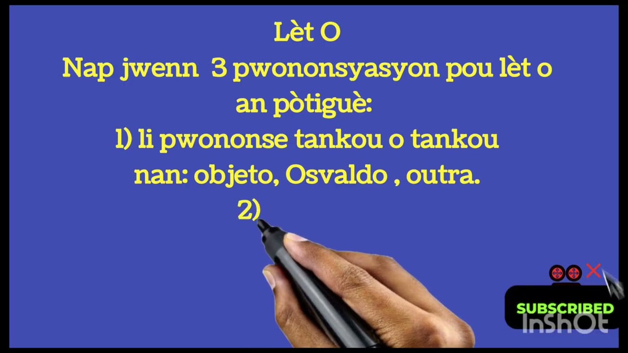 Vin aprann kòman pou w pwononse lang pòtiguè a