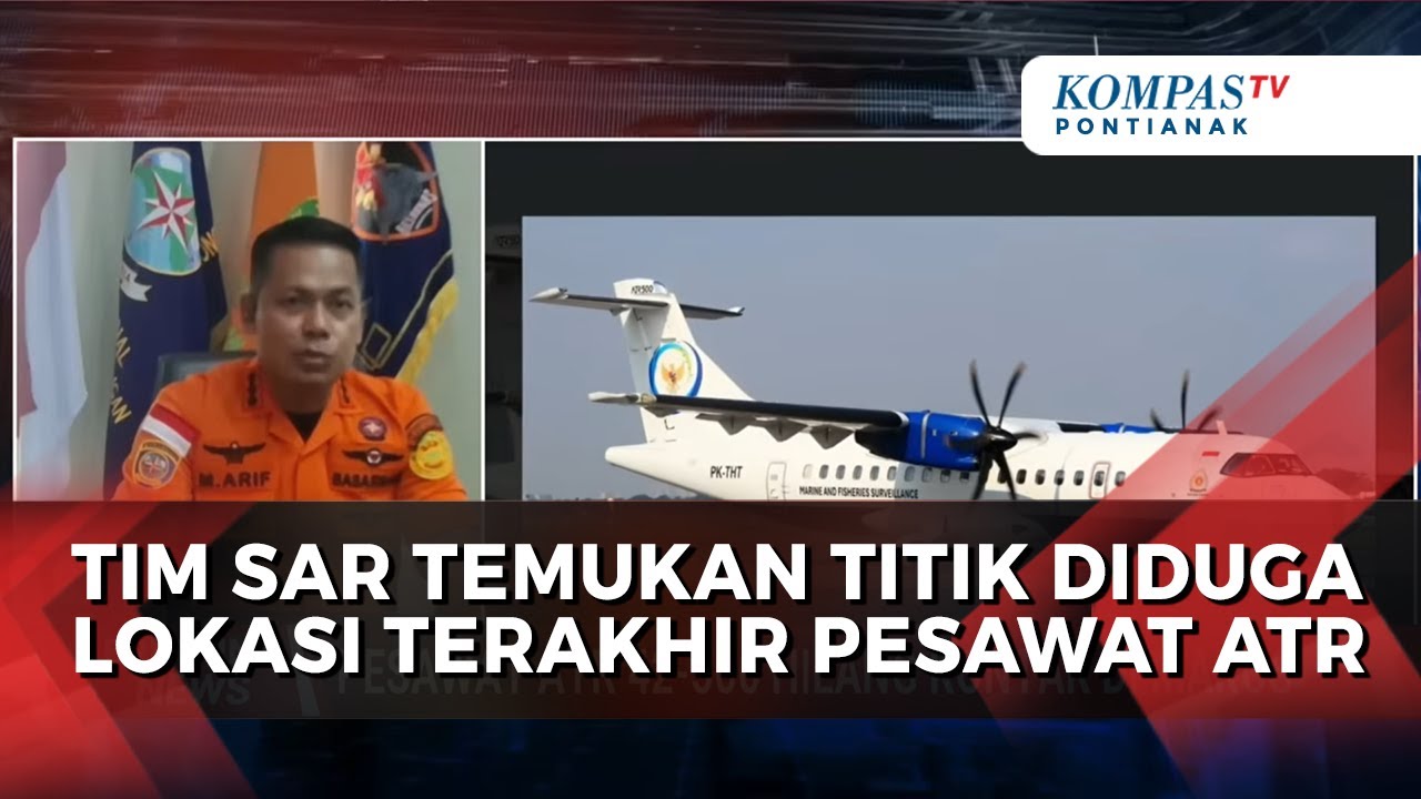 Tim SAR Menemukan Titik yang Diduga Lokasi Hilangnya Pesawat ATR 42-500 di Maros