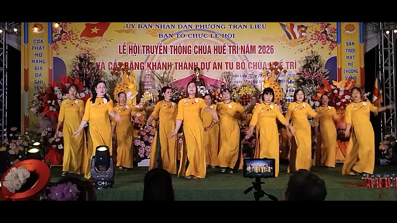 Dân vũ Vào Chùa lễ hội truyền thống chùa Huề trì An phụ Trần Liễu Hải Phòng 27 tháng 2, 2026