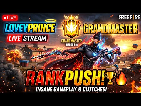 🔴 LIVE NOW! 😱 GRANDMASTER RANK PUSH 🔥
